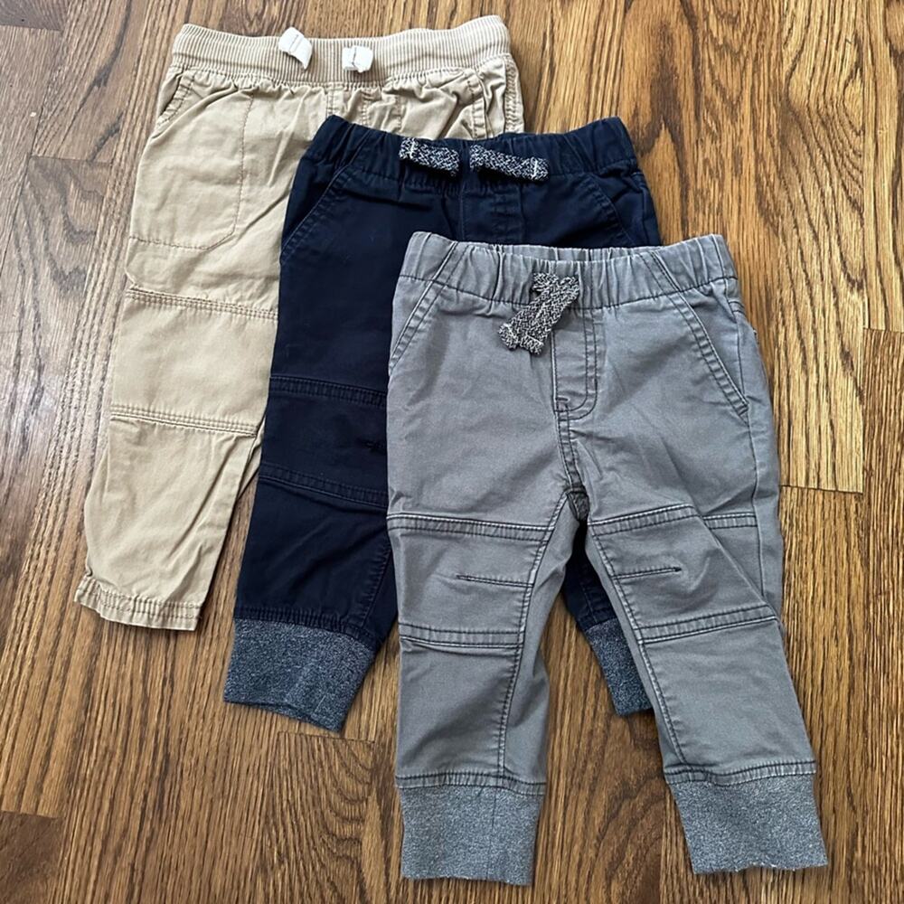 Cat & Jack/Carter’s elastic waist every day joggers, size 12M